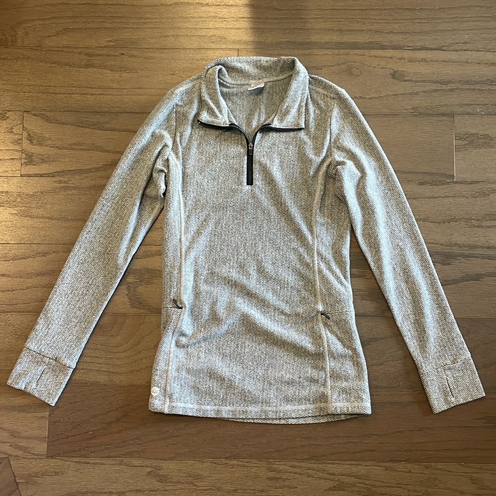 Senita Athletics Easy Pull Over Quarter Zip - Size XS